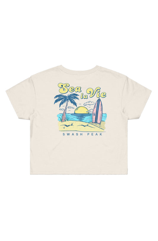 Sea La Vie Crop Tee