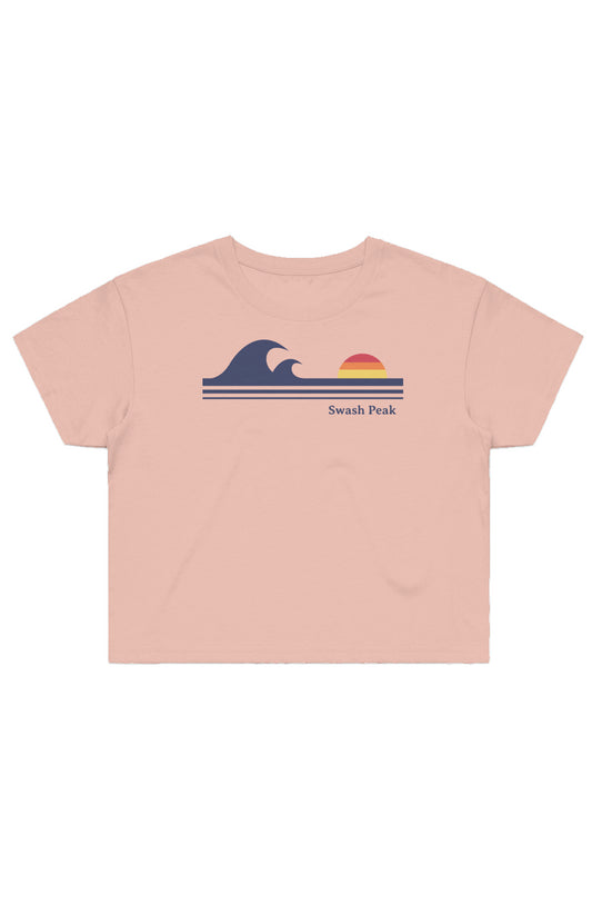 Retro Waves Crop Tee