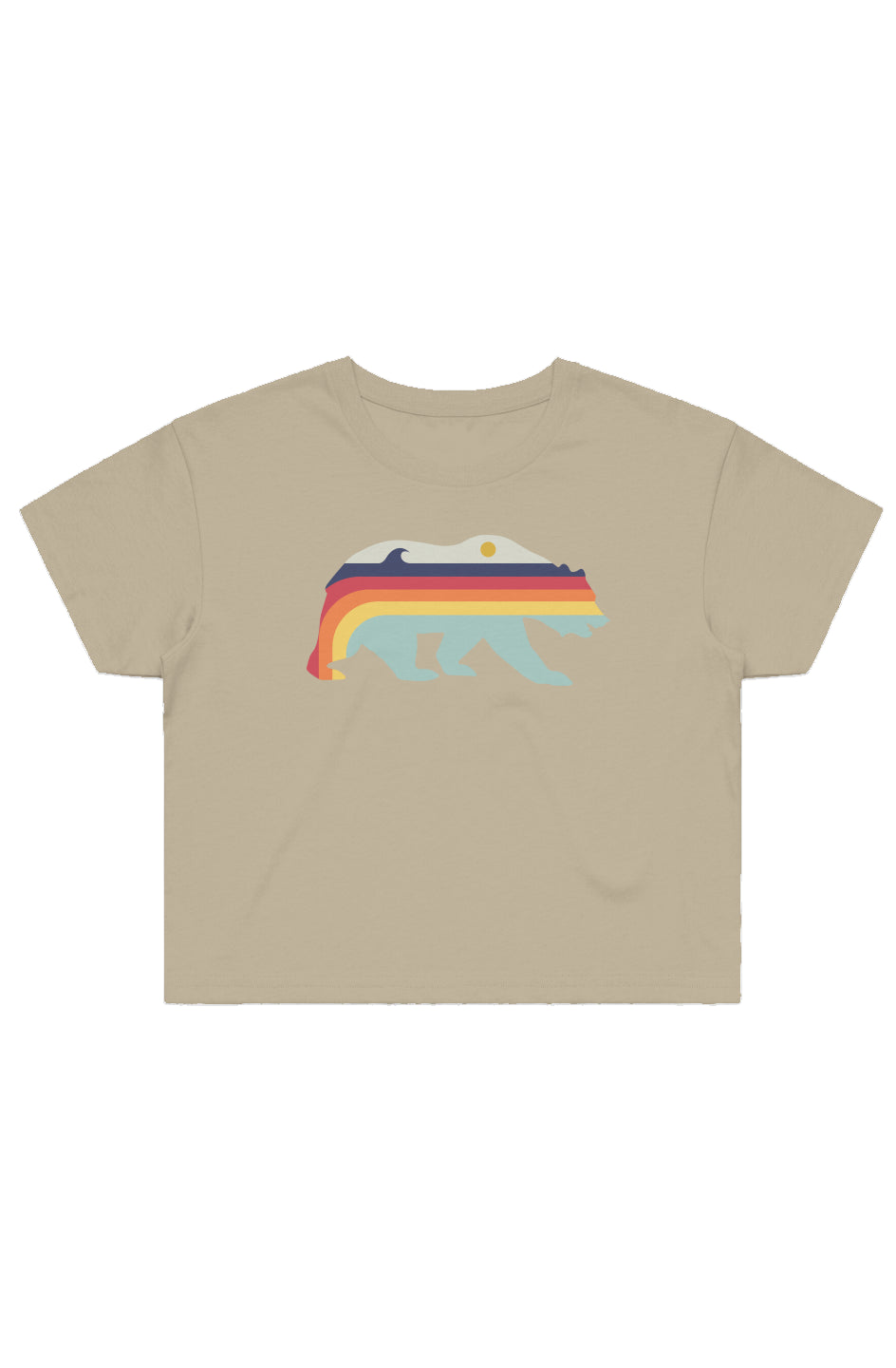 Retro Bear Crop Tee