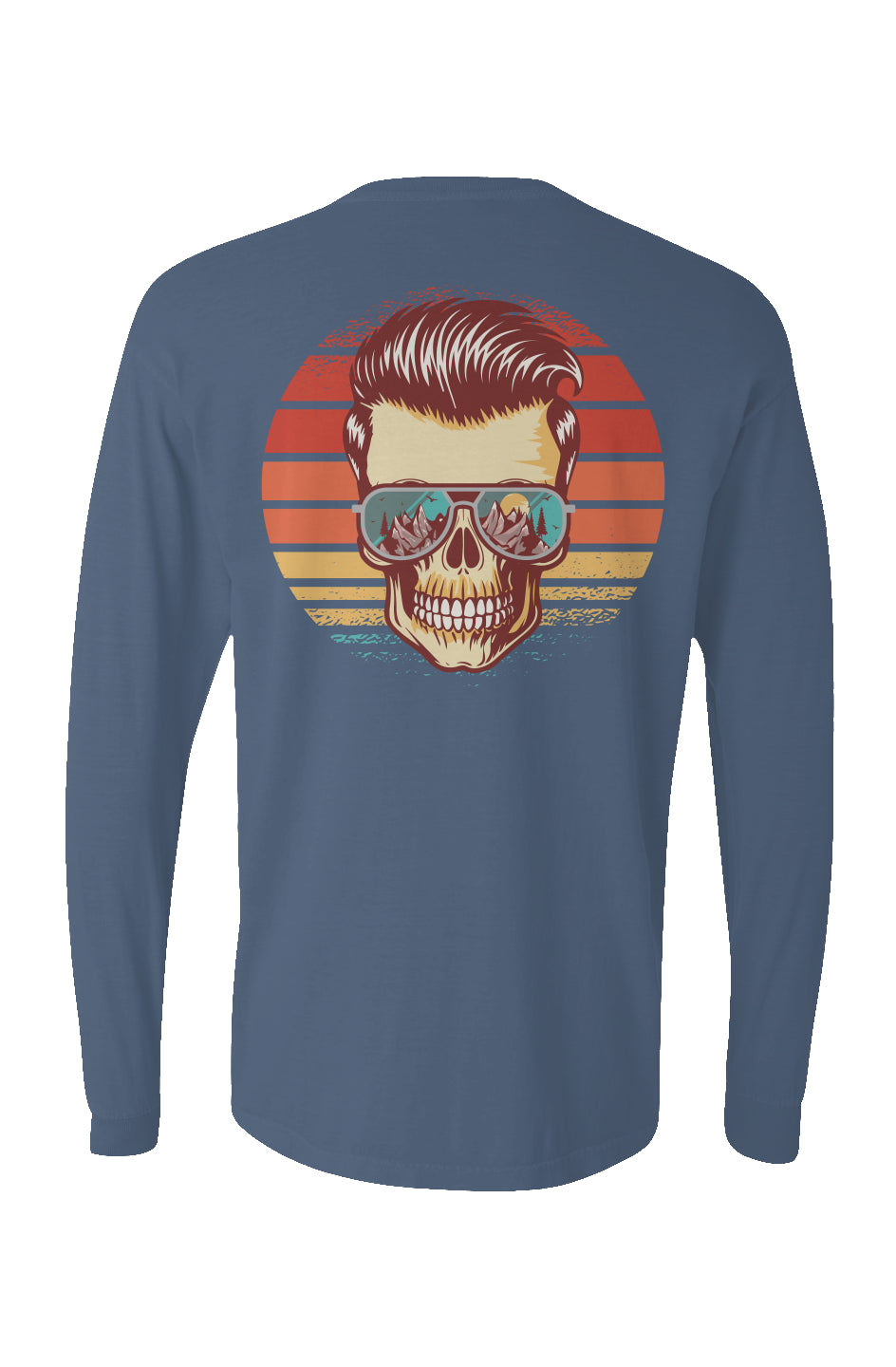 Sunstoked Skull Long Sleeve Unisex Tee