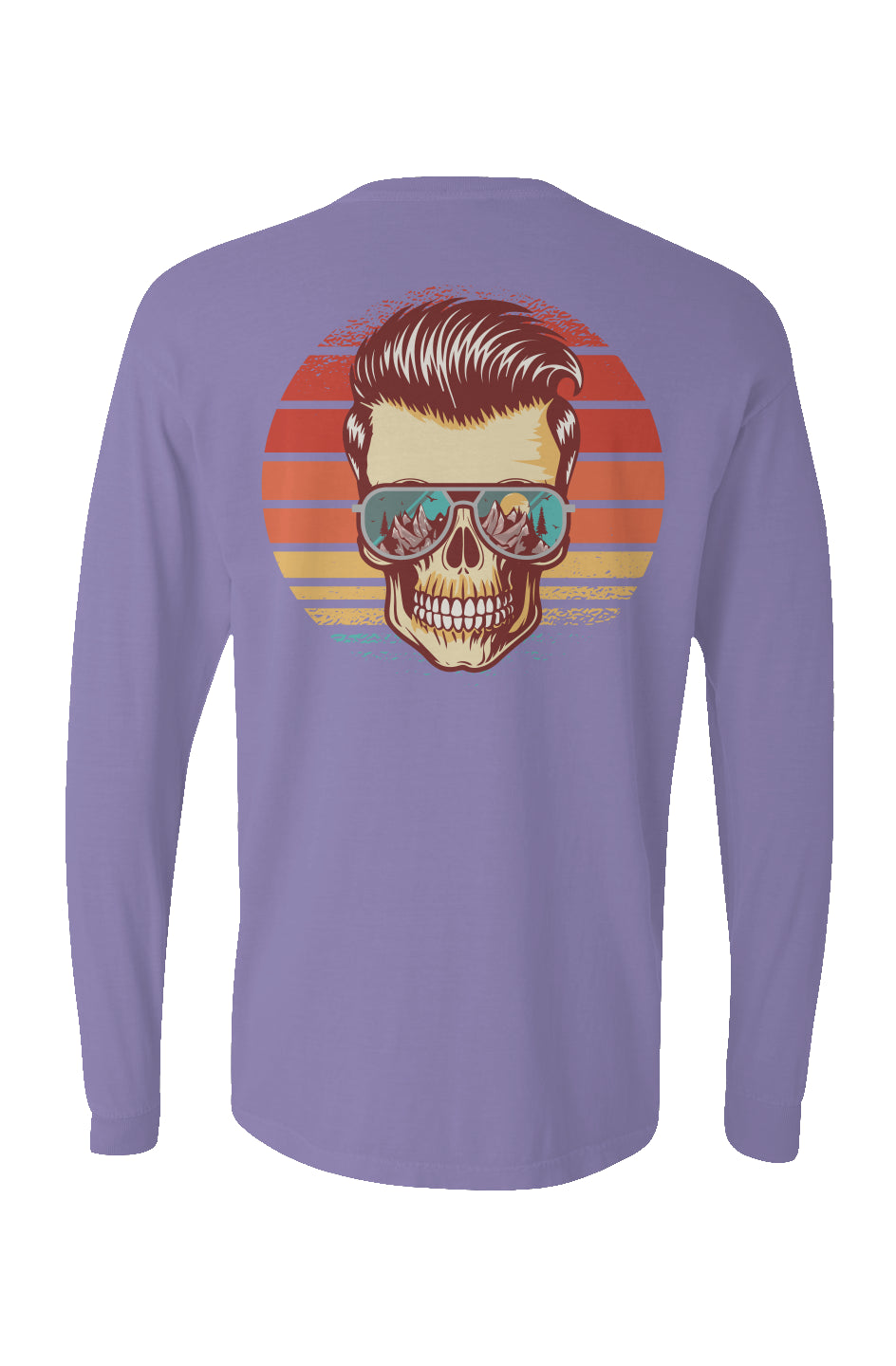 Sunstoked Skull Long Sleeve Unisex Tee