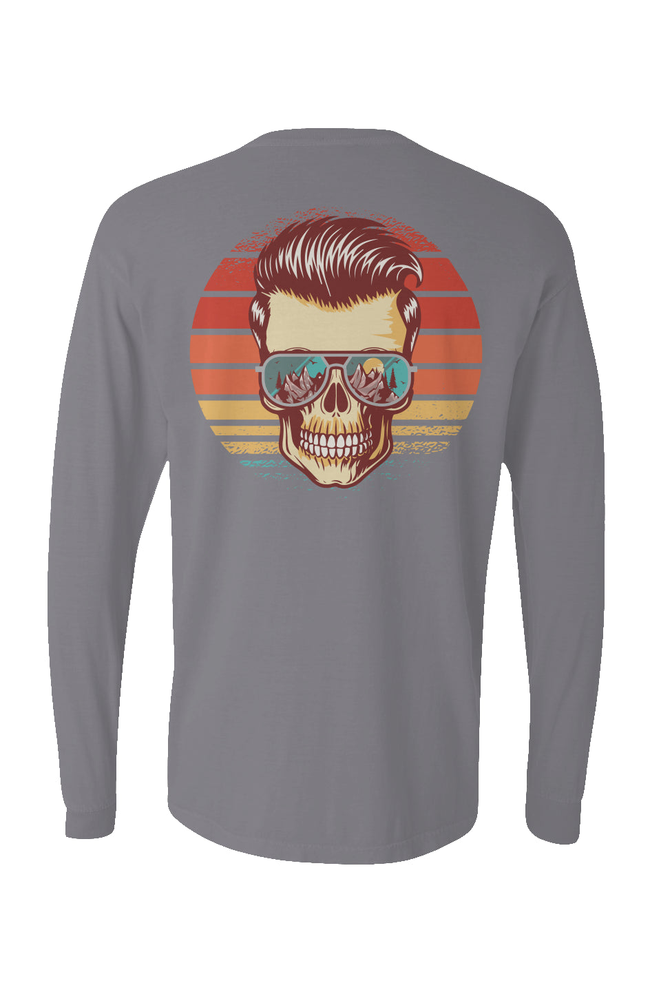 Sunstoked Skull Long Sleeve Unisex Tee