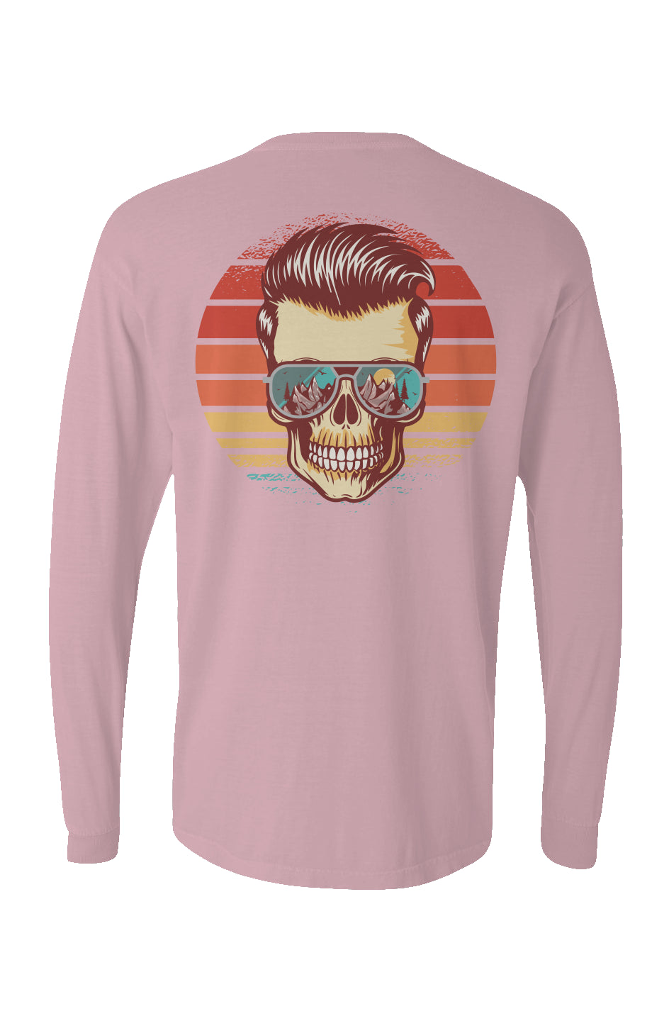 Sunstoked Skull Long Sleeve Unisex Tee