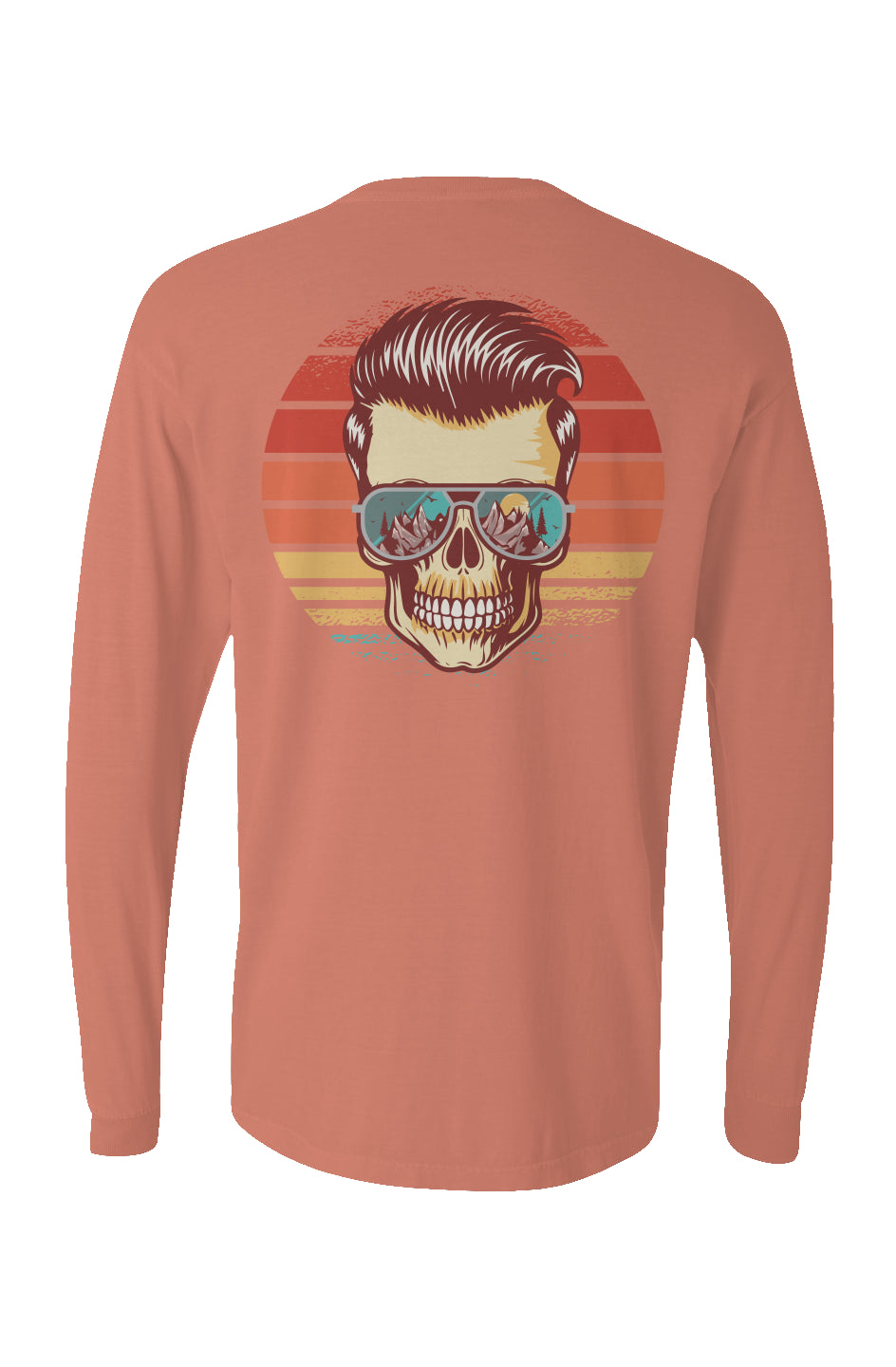 Sunstoked Skull Long Sleeve Unisex Tee