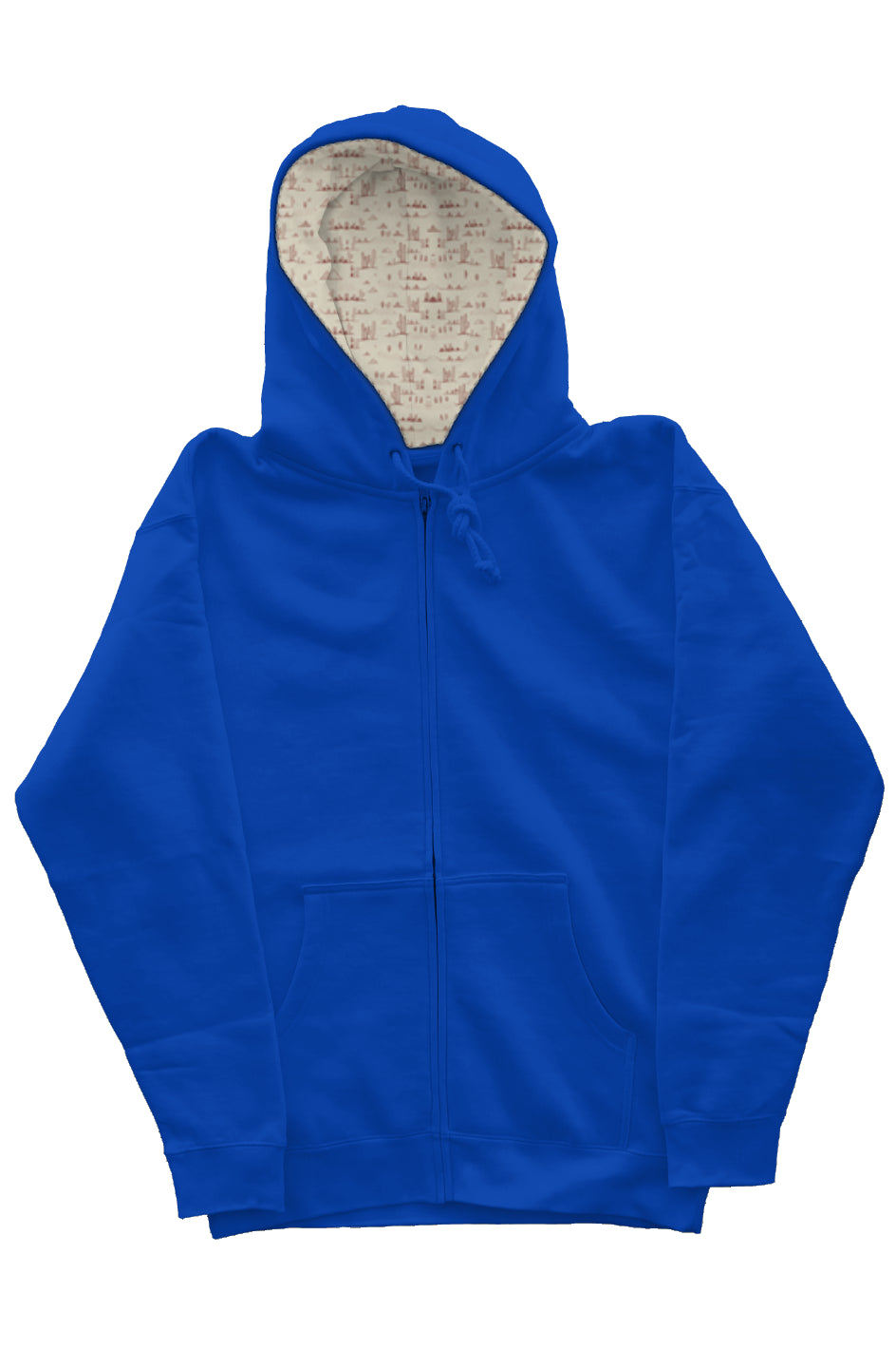 Desert Paradise Lined Zip-Up Hoodie