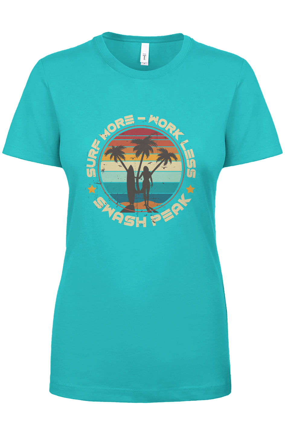 Surf More Work Less Women's Tee