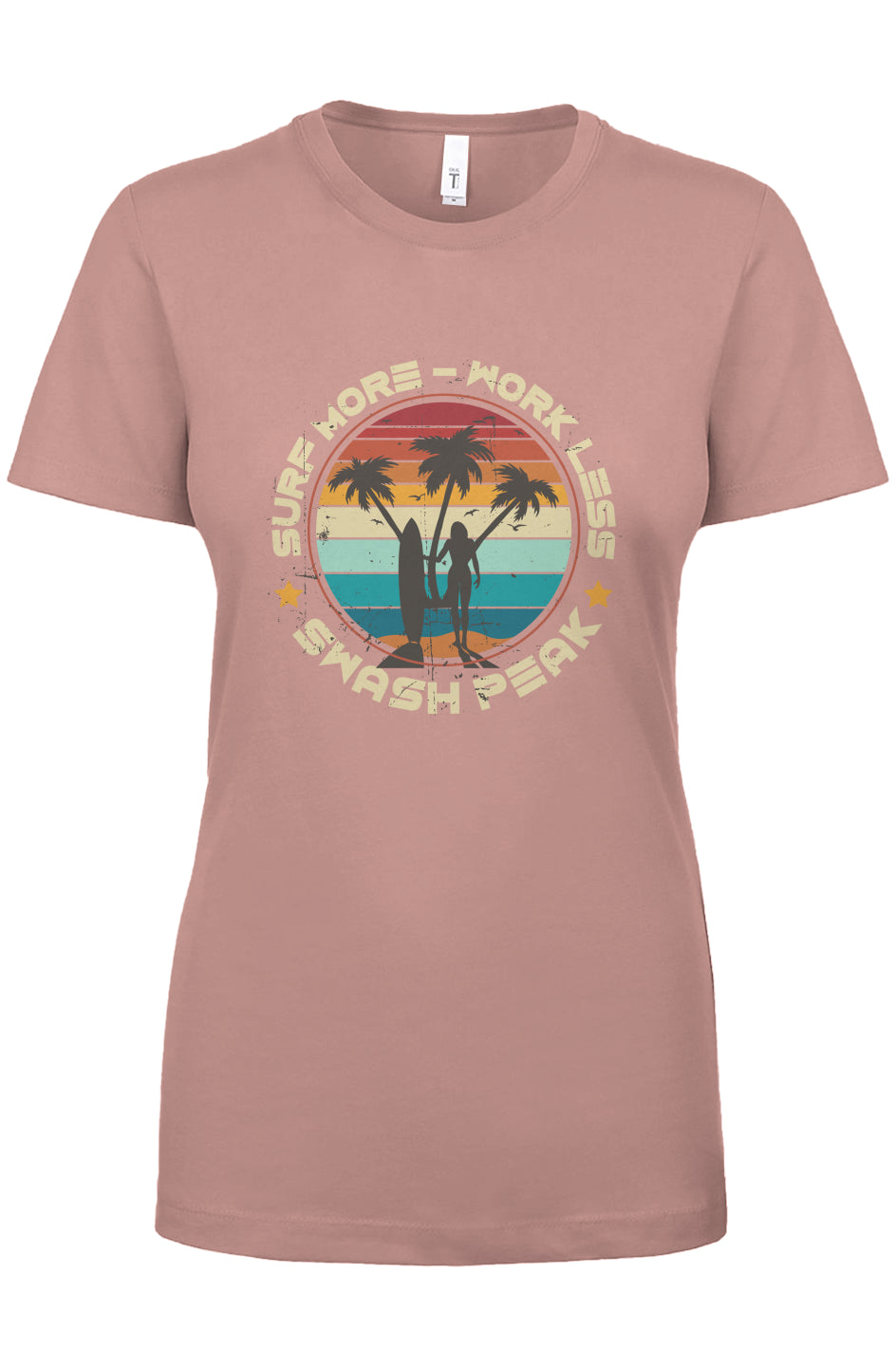 Surf More Work Less Women's Tee