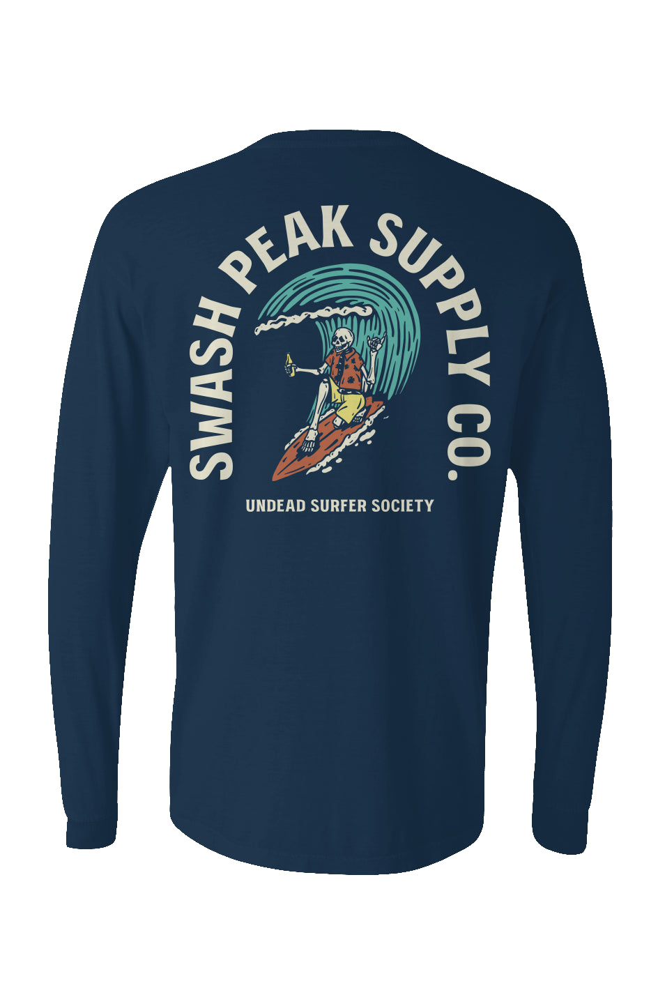 Undead Surfer Society Long Sleeve Unisex Tee