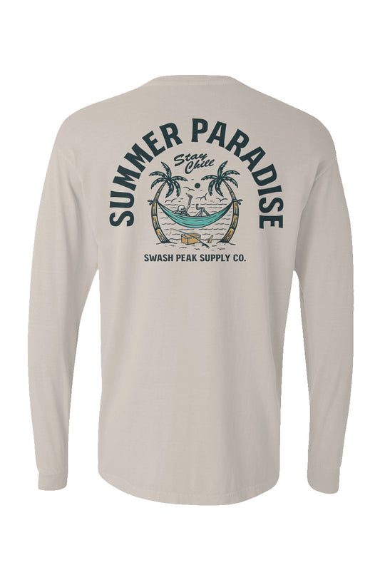 Summer Paradise Long Sleeve Unisex Tee