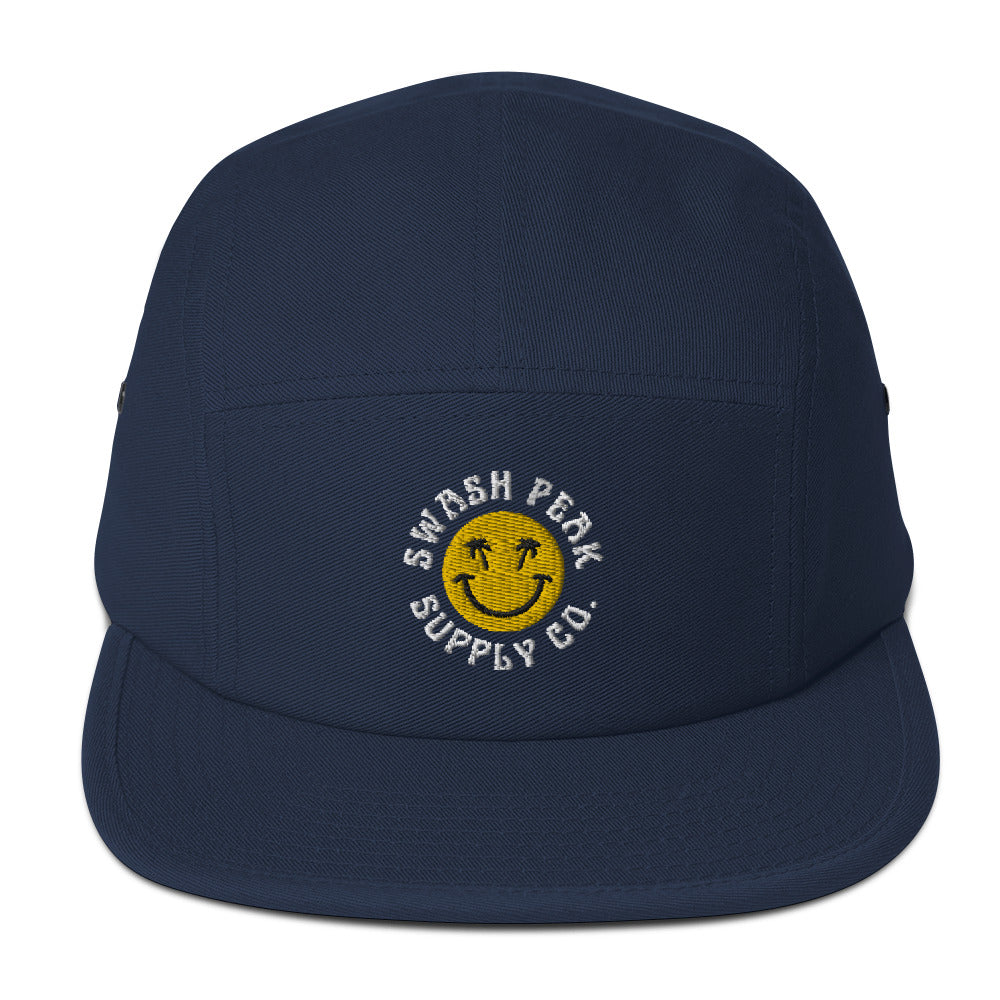 Swash Peak Smiley Five Panel Hat