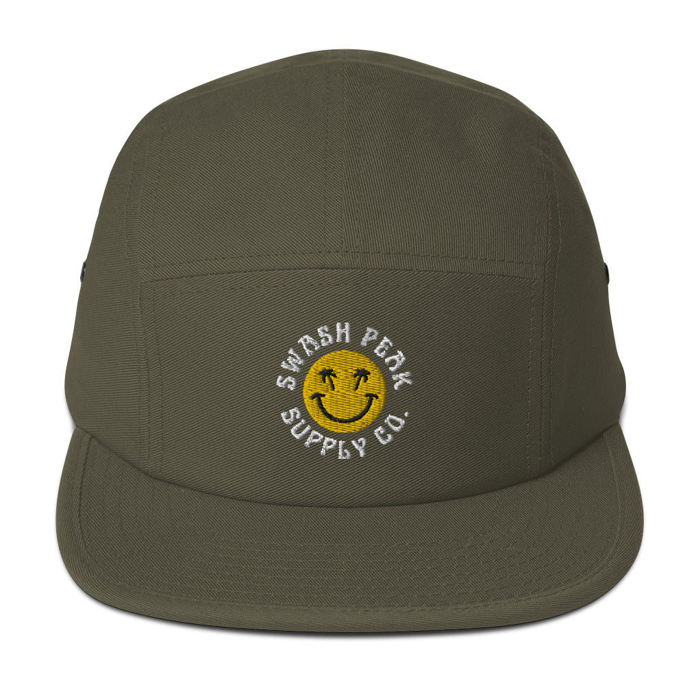 Swash Peak Smiley Five Panel Hat