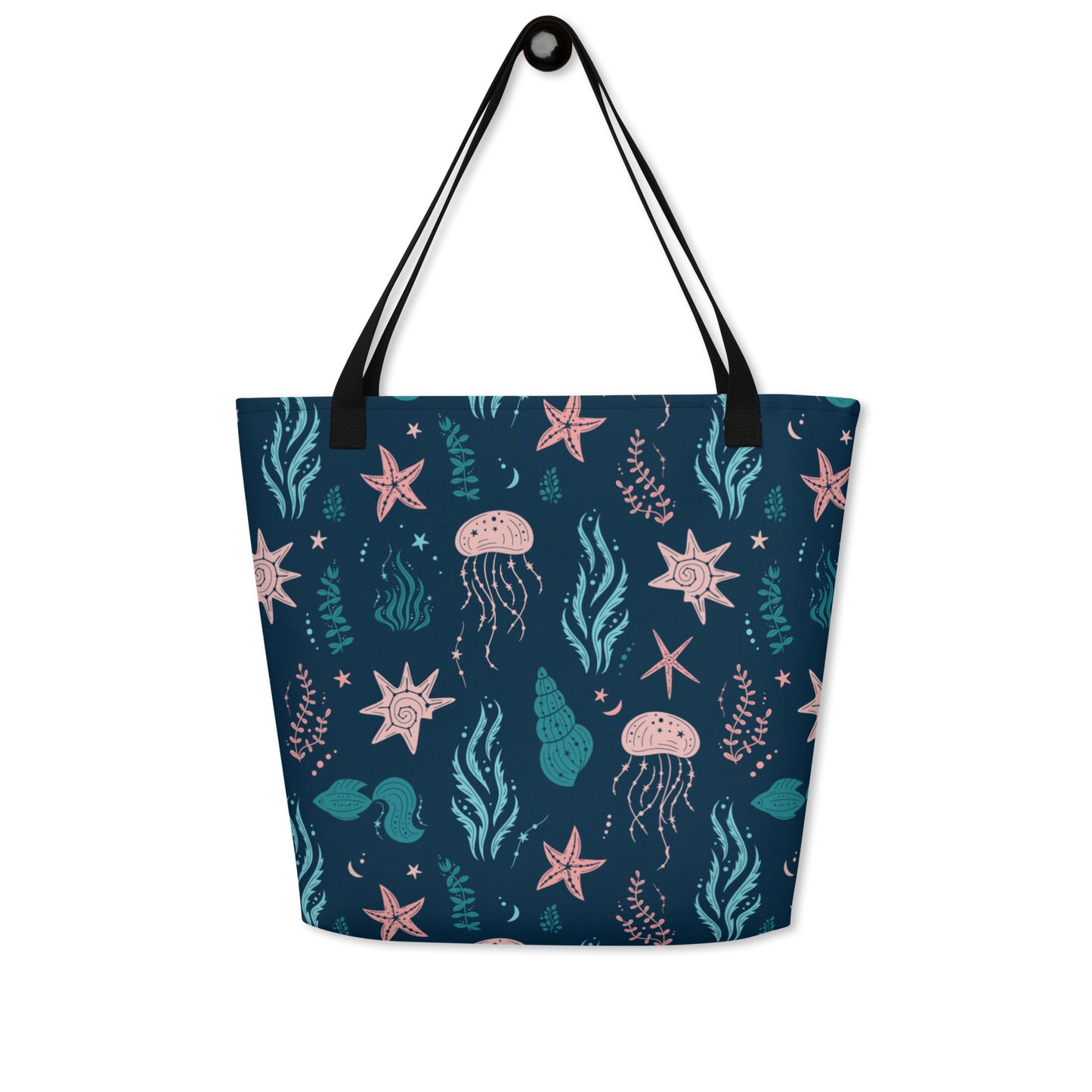 Underwater Views Large Tote Bag w/ Pocket