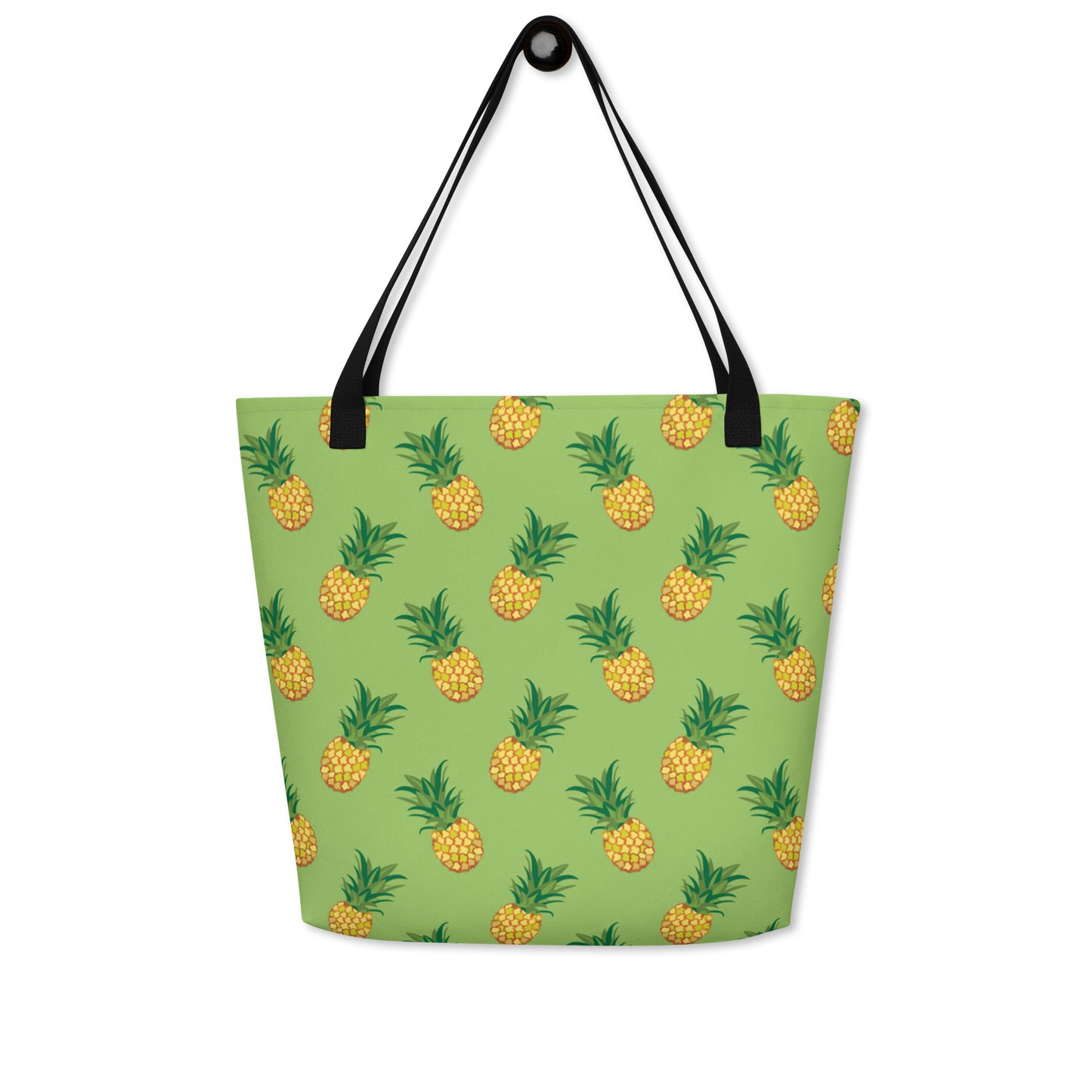 Pineapple Paradise Large Tote Bag w/ Pocket