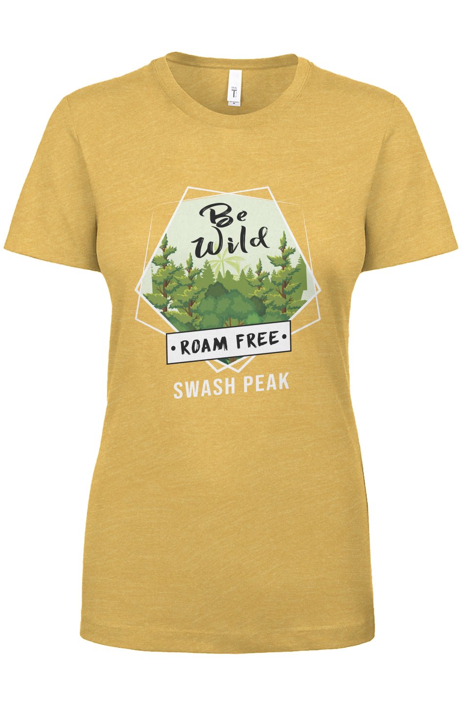 Be Wild Roam Free Women's Tee - Swash Peak