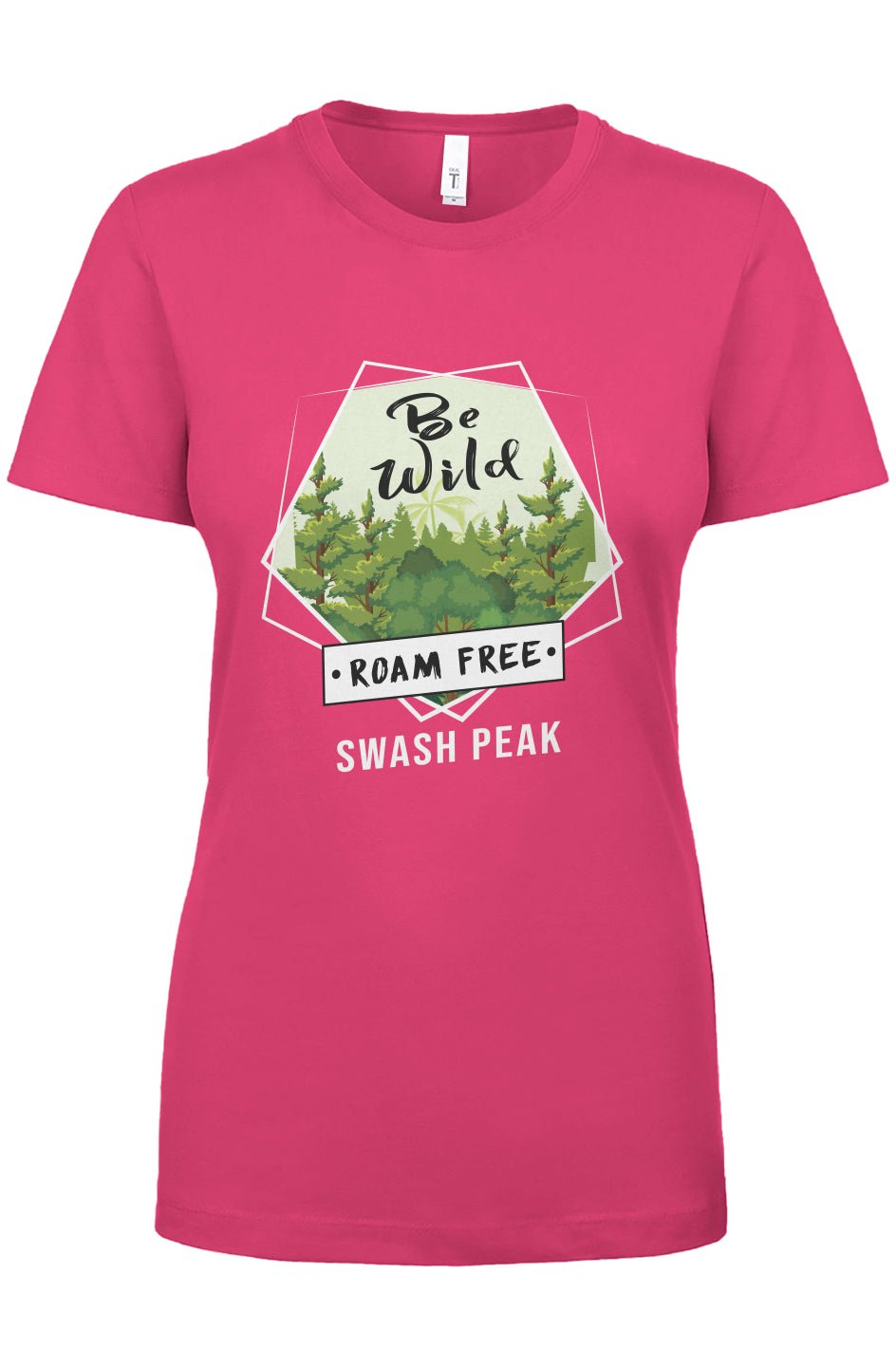 Be Wild Roam Free Women's Tee - Swash Peak