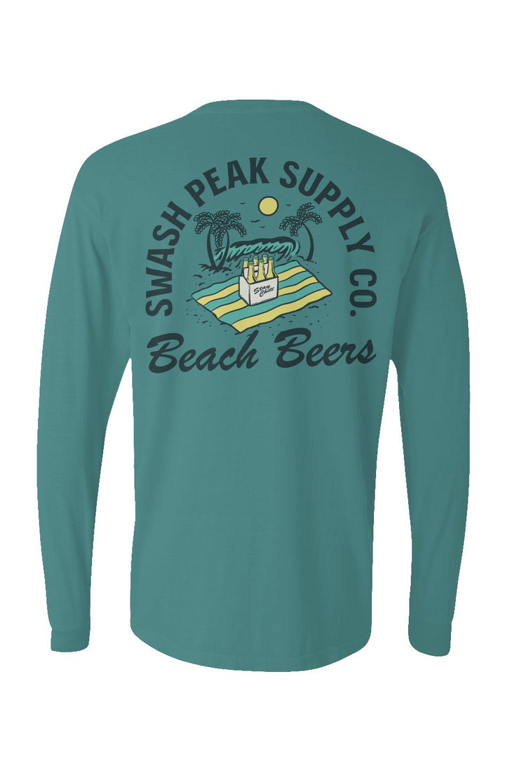 Beach Beers Long Sleeve Unisex Tee - Swash Peak