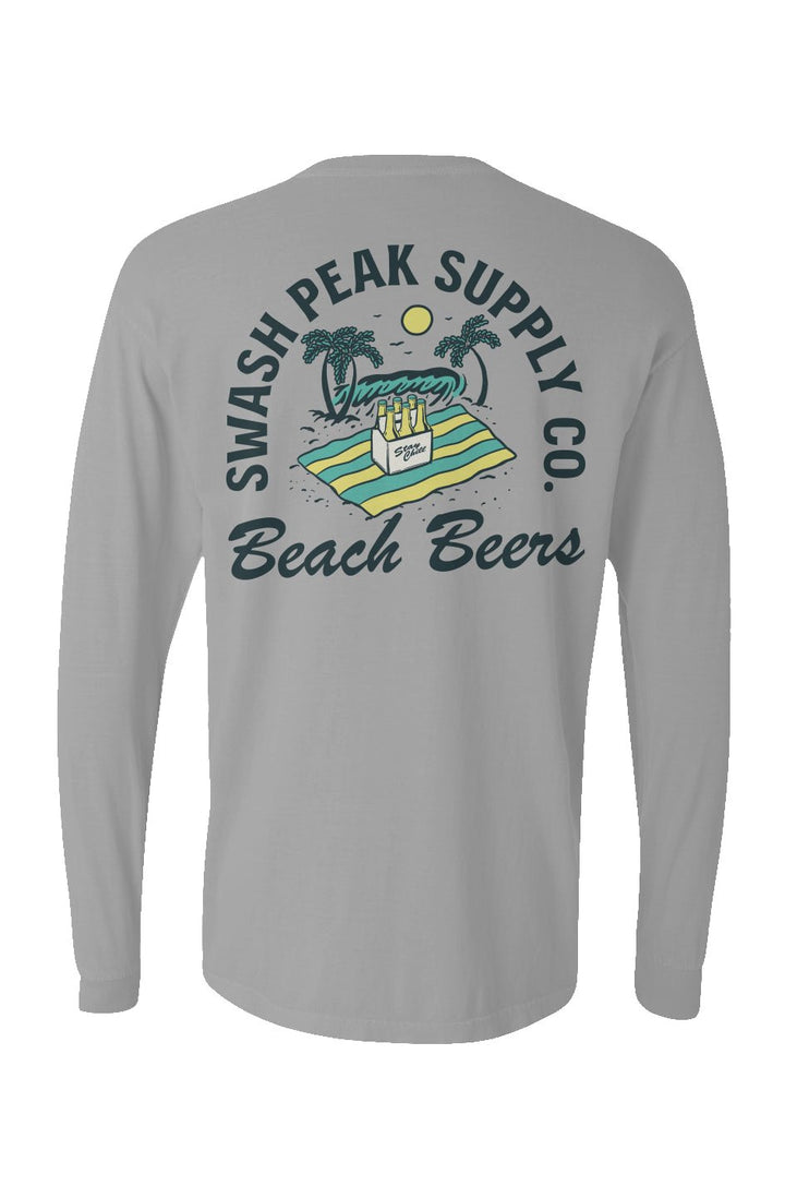 Beach Beers Long Sleeve Unisex Tee - Swash Peak