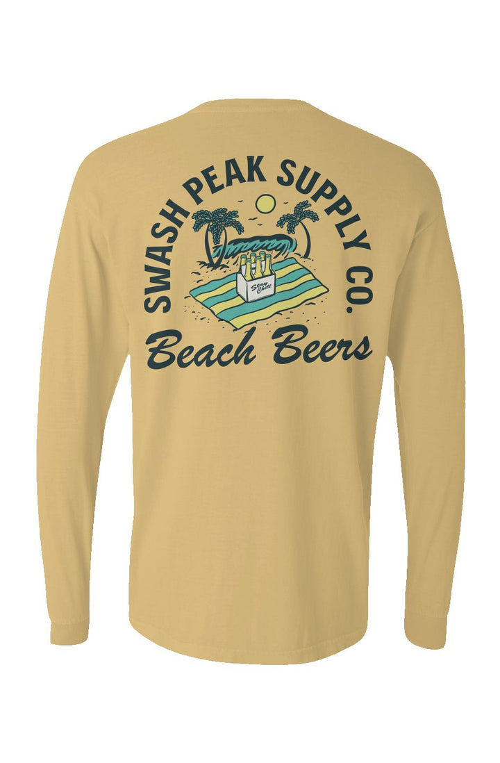 Beach Beers Long Sleeve Unisex Tee - Swash Peak