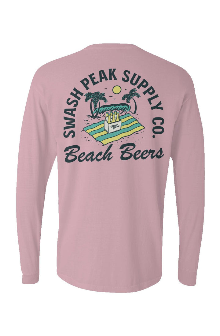 Beach Beers Long Sleeve Unisex Tee - Swash Peak