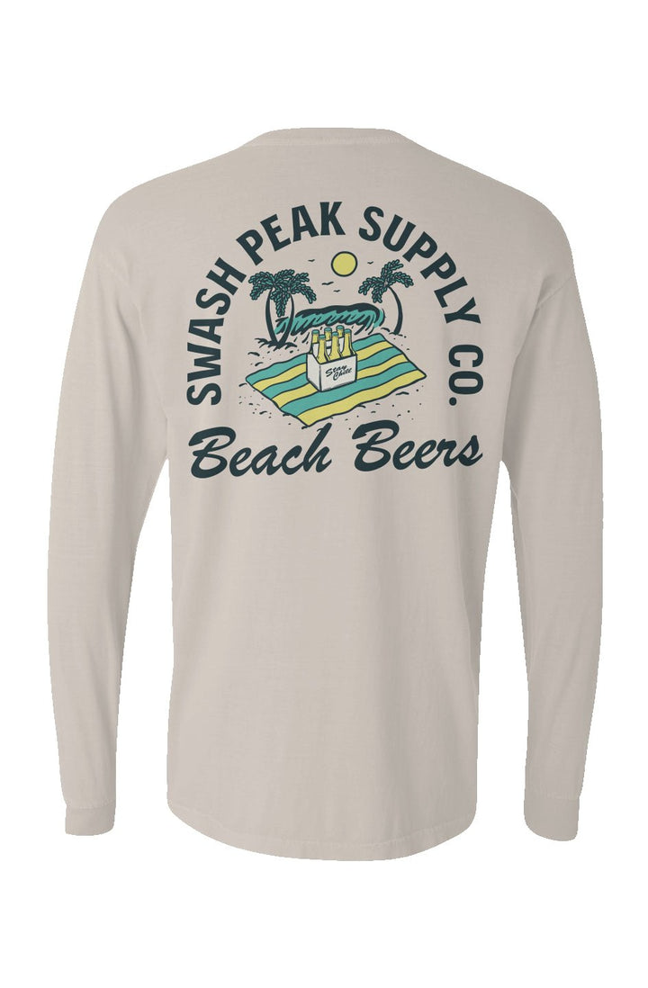 Beach Beers Long Sleeve Unisex Tee - Swash Peak