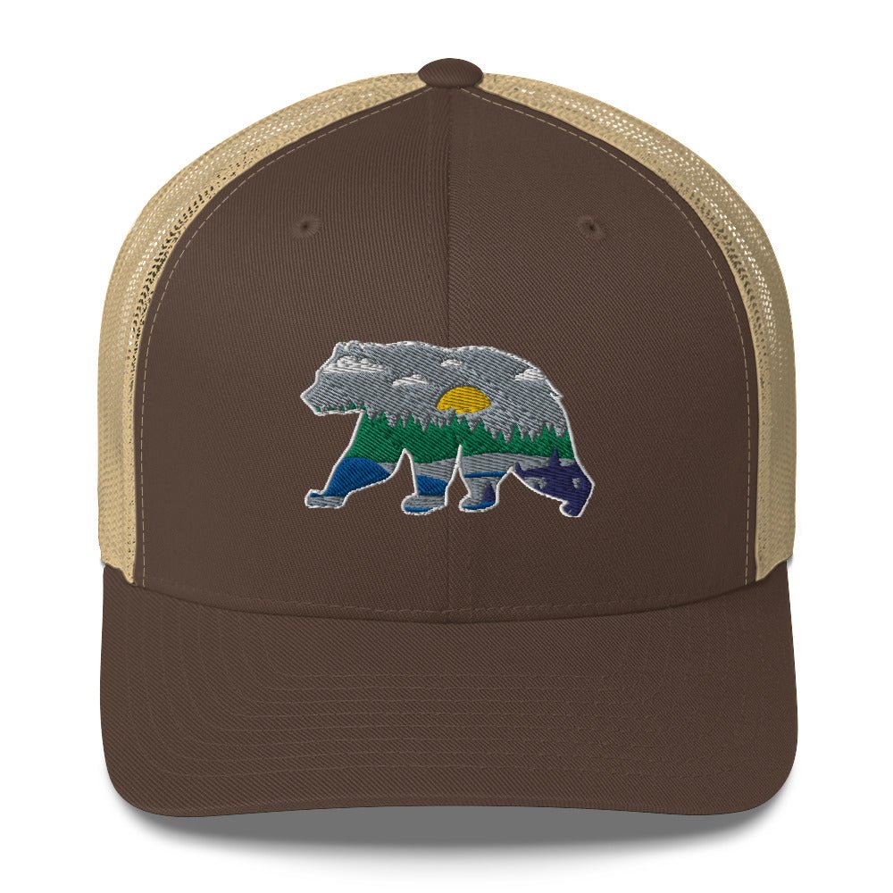 Bear Crossing Trucker Hat - Swash Peak