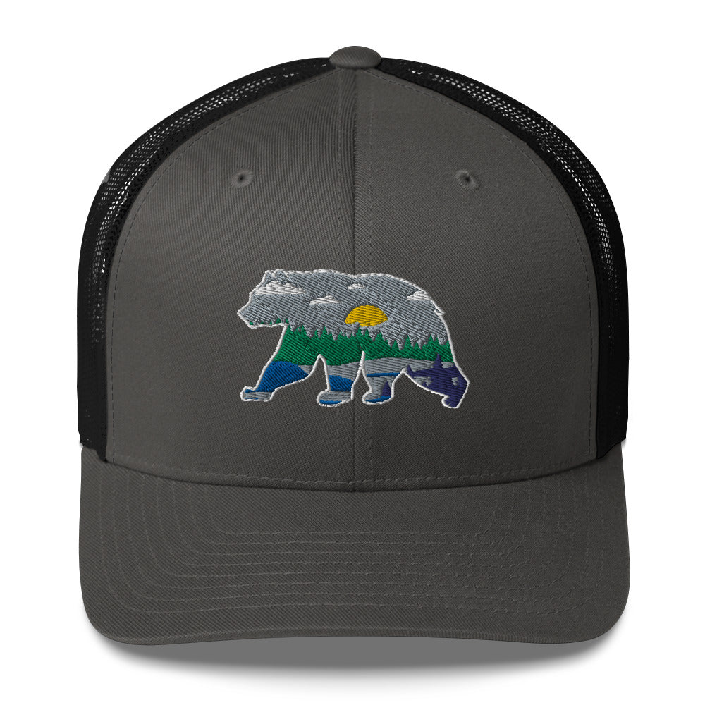 Bear Crossing Trucker Hat - Swash Peak