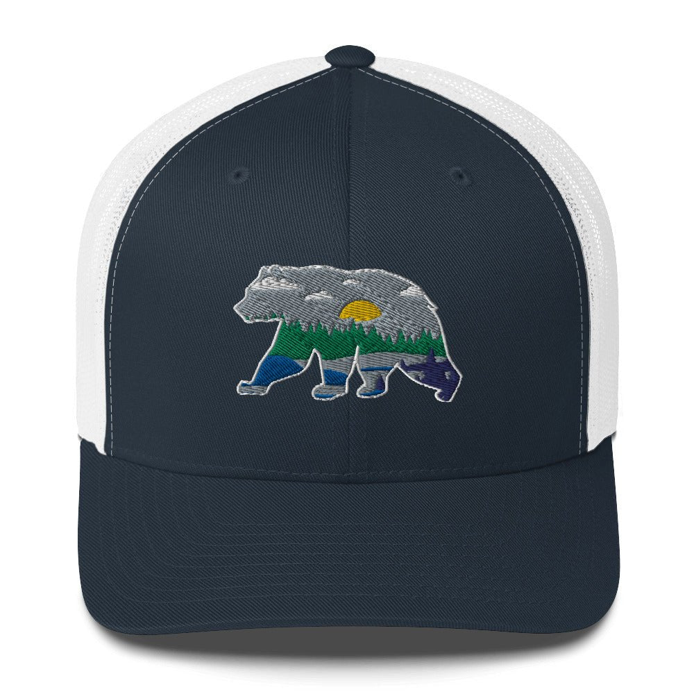 Bear Crossing Trucker Hat - Swash Peak