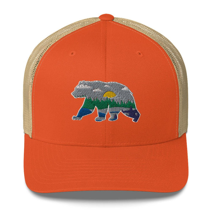 Bear Crossing Trucker Hat - Swash Peak
