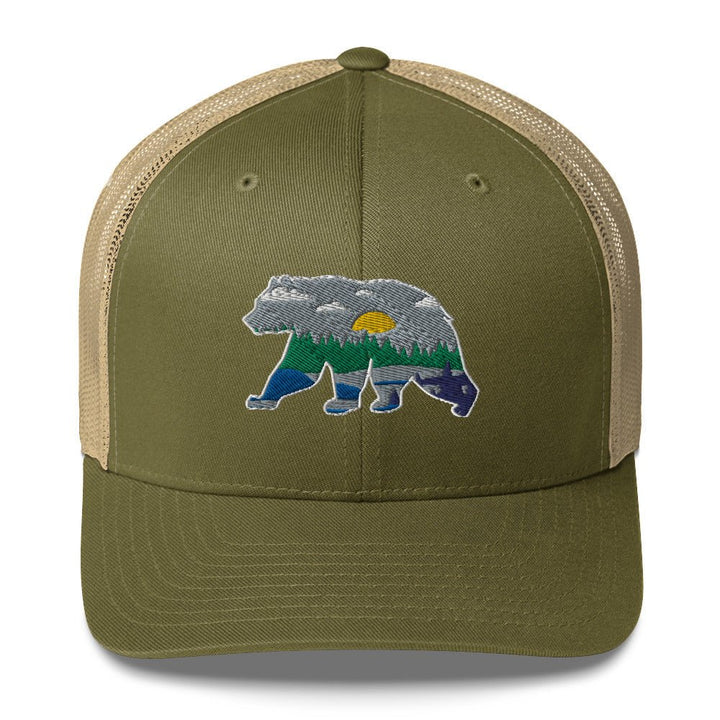 Bear Crossing Trucker Hat - Swash Peak