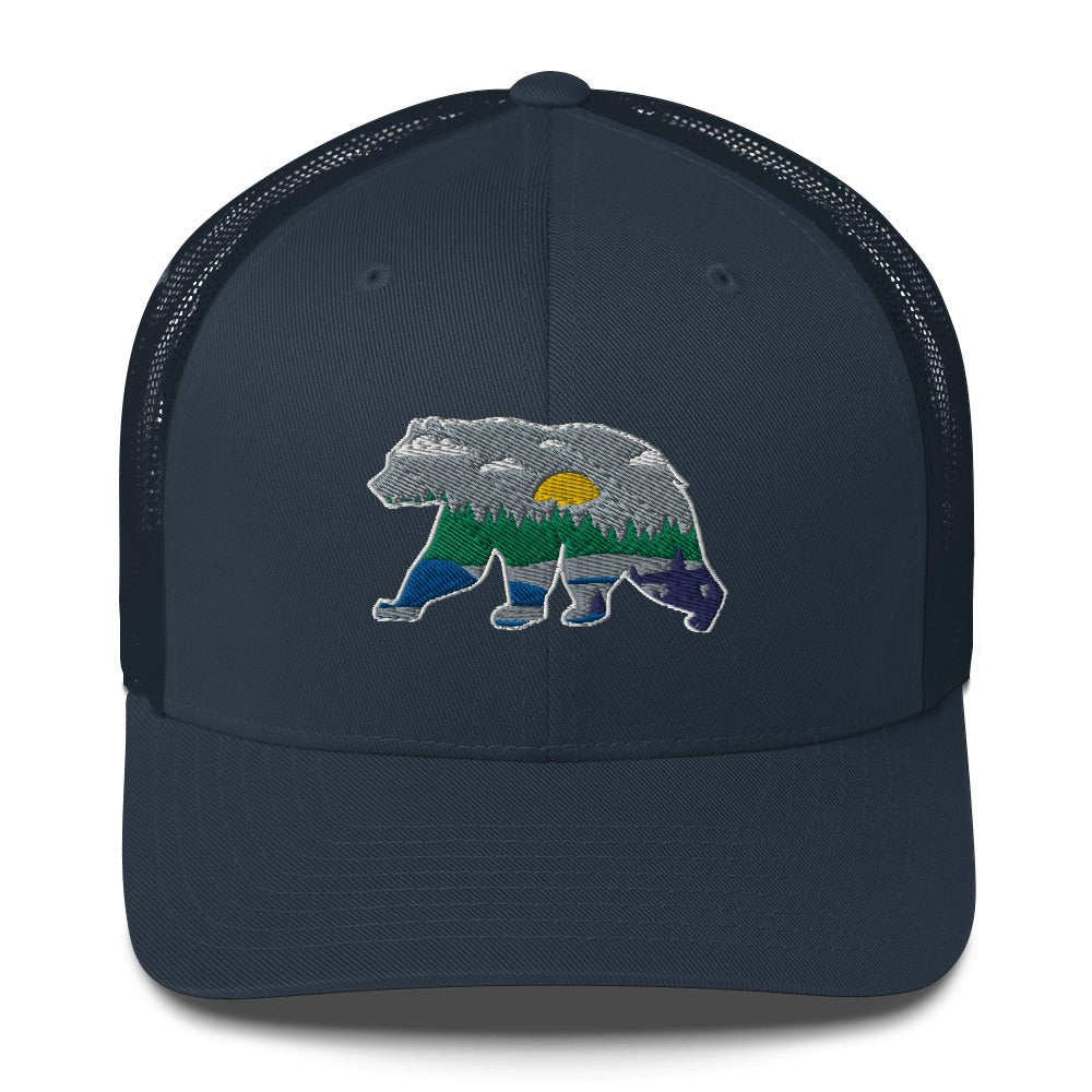 Bear Crossing Trucker Hat - Swash Peak