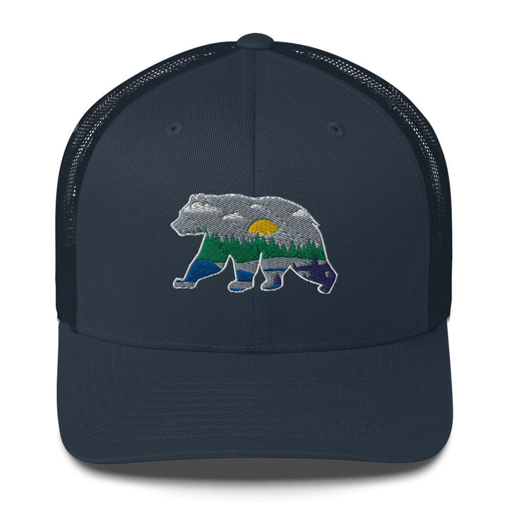 Bear Crossing Trucker Hat - Swash Peak