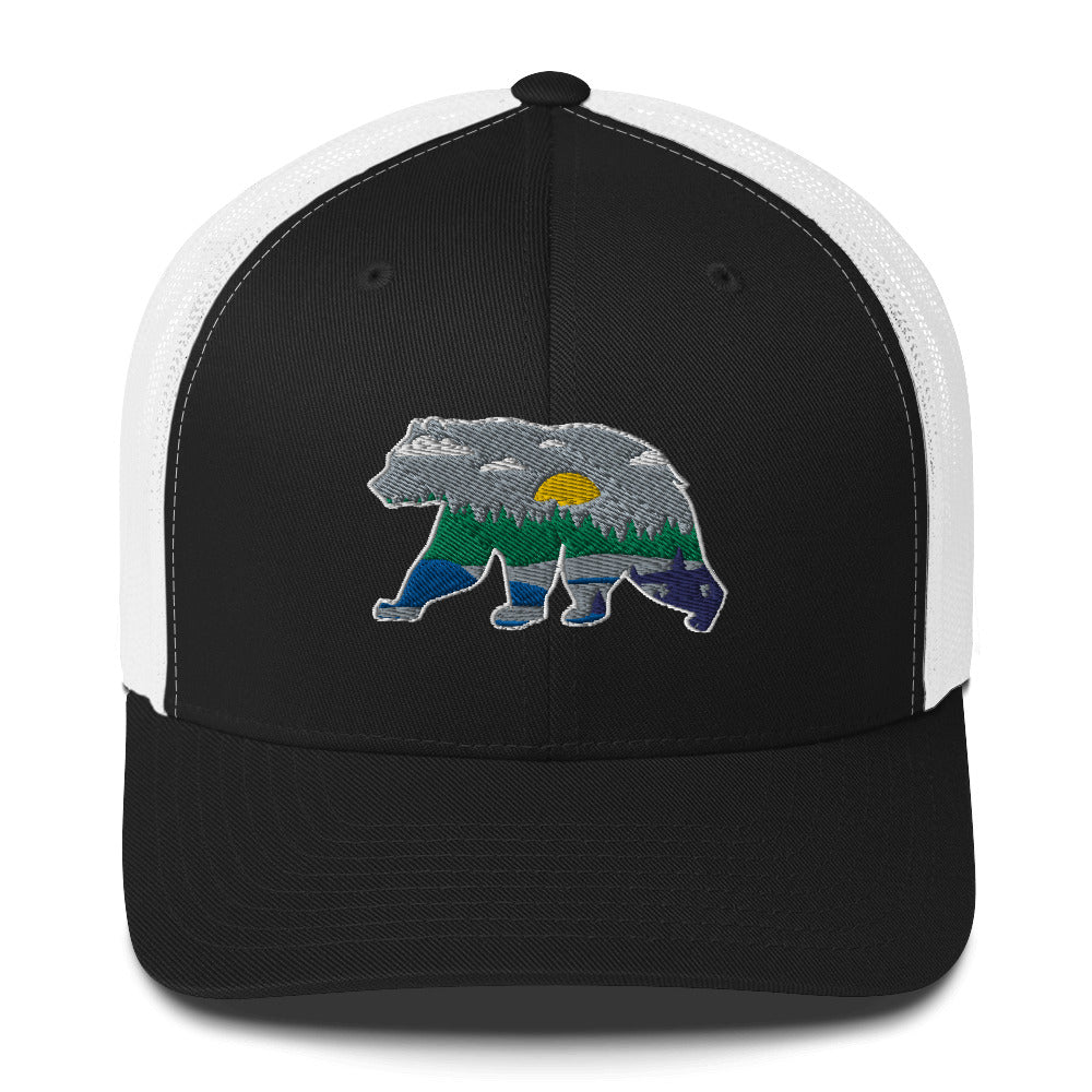 Bear Crossing Trucker Hat - Swash Peak