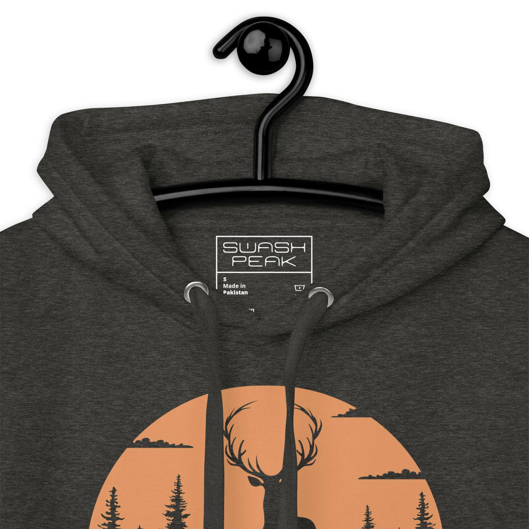 Big Antlers Unisex Hoodie - Swash Peak