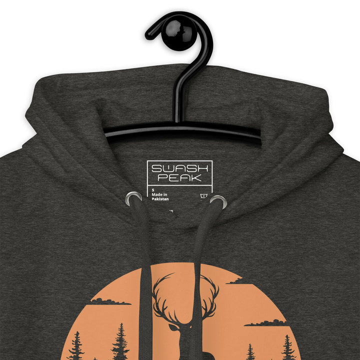 Big Antlers Unisex Hoodie - Swash Peak