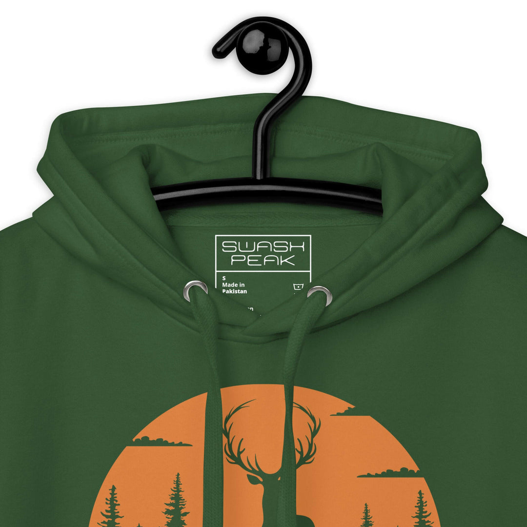 Big Antlers Unisex Hoodie - Swash Peak