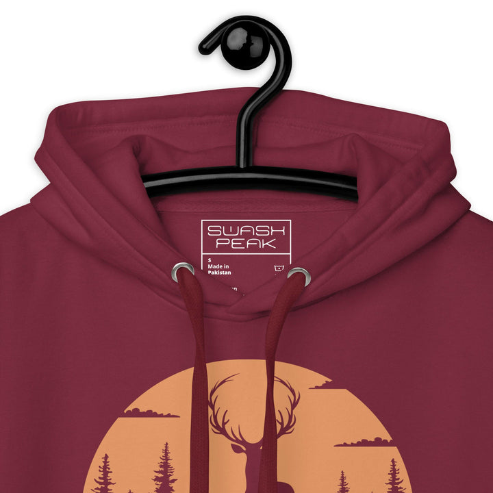 Big Antlers Unisex Hoodie - Swash Peak
