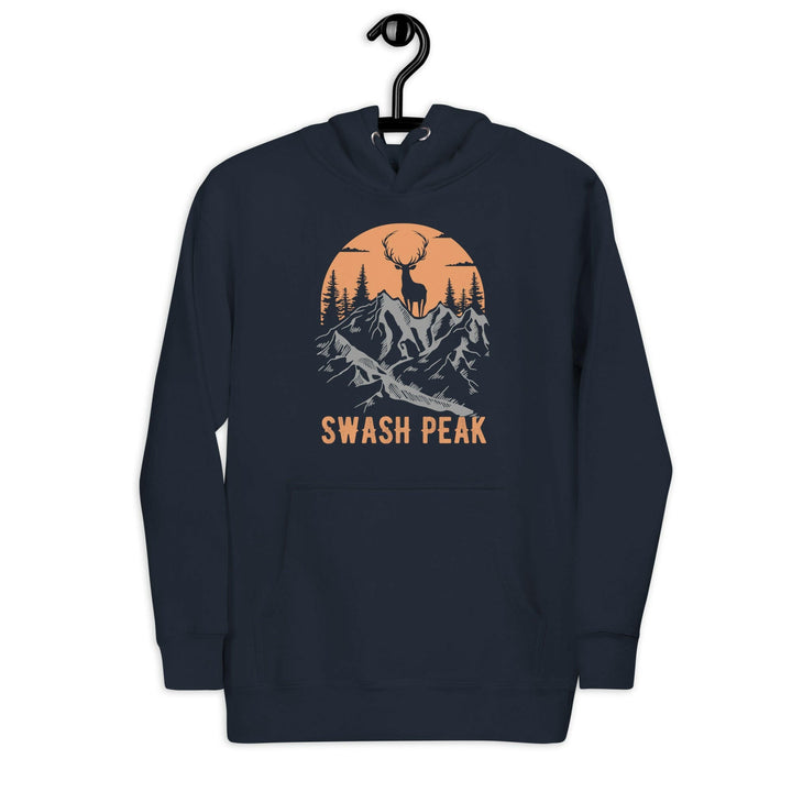Big Antlers Unisex Hoodie - Swash Peak