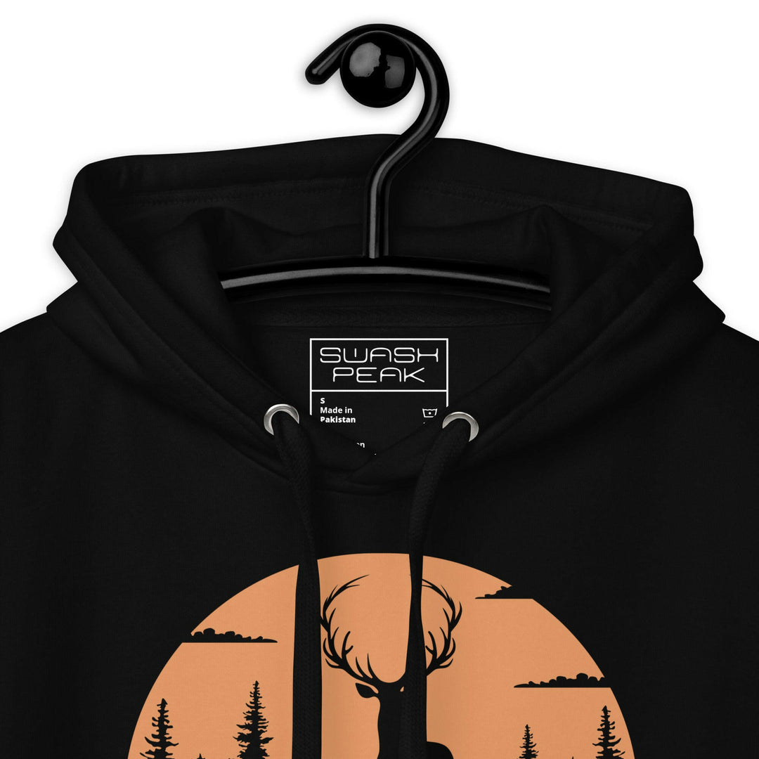 Big Antlers Unisex Hoodie - Swash Peak