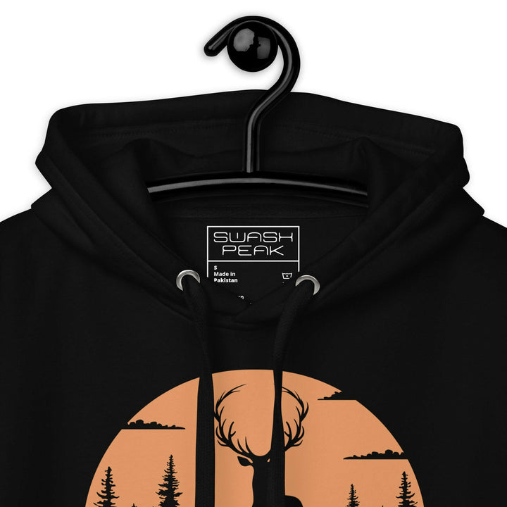 Big Antlers Unisex Hoodie - Swash Peak