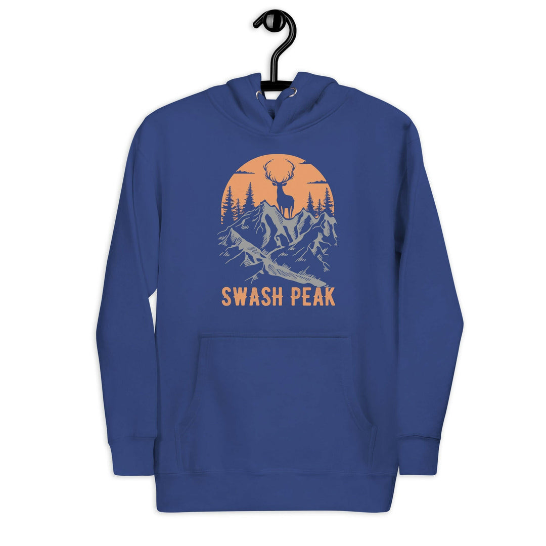 Big Antlers Unisex Hoodie - Swash Peak
