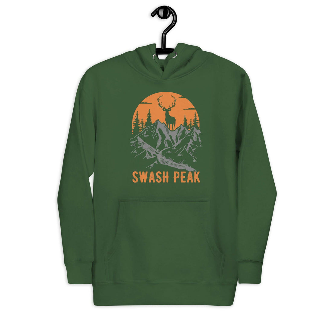 Big Antlers Unisex Hoodie - Swash Peak