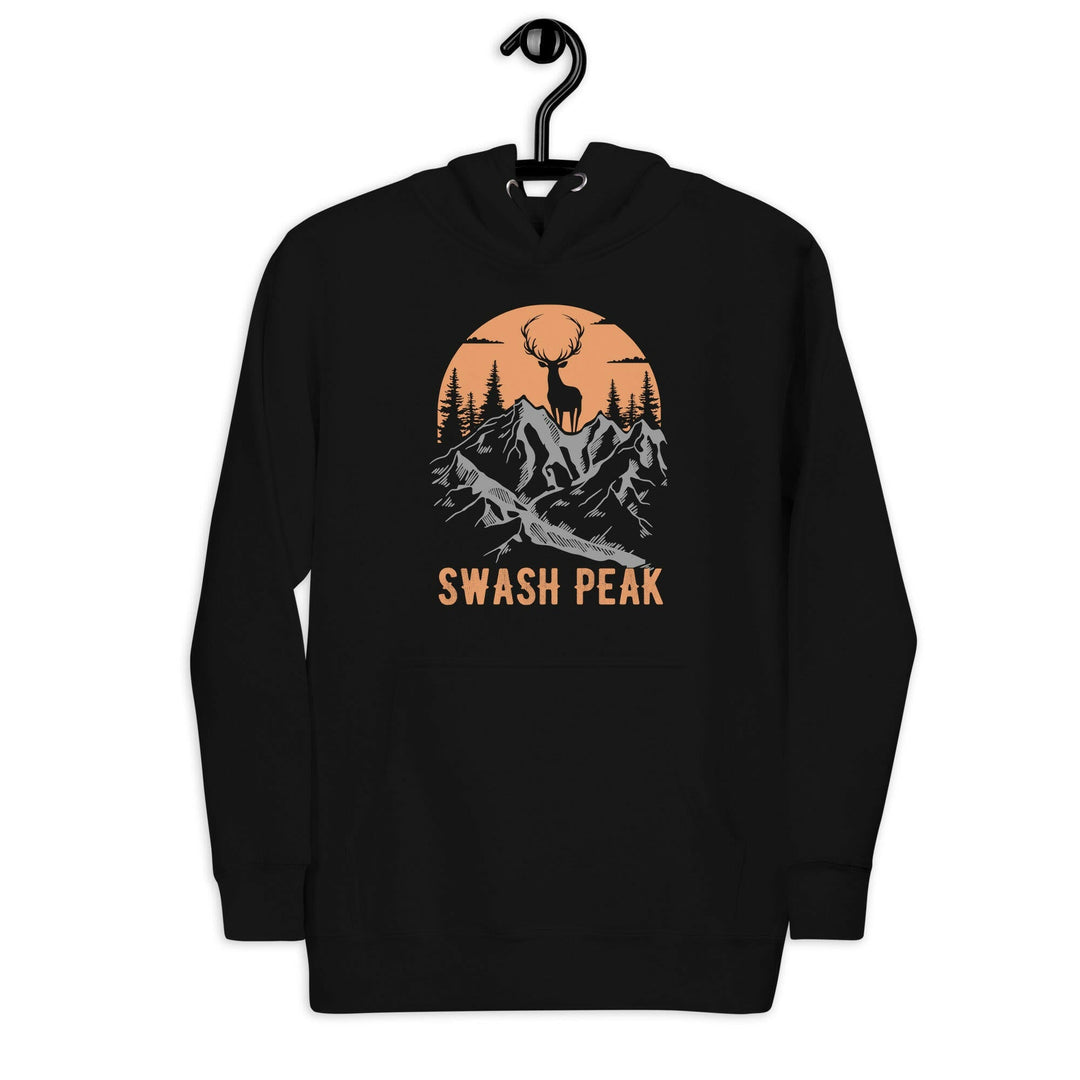 Big Antlers Unisex Hoodie - Swash Peak