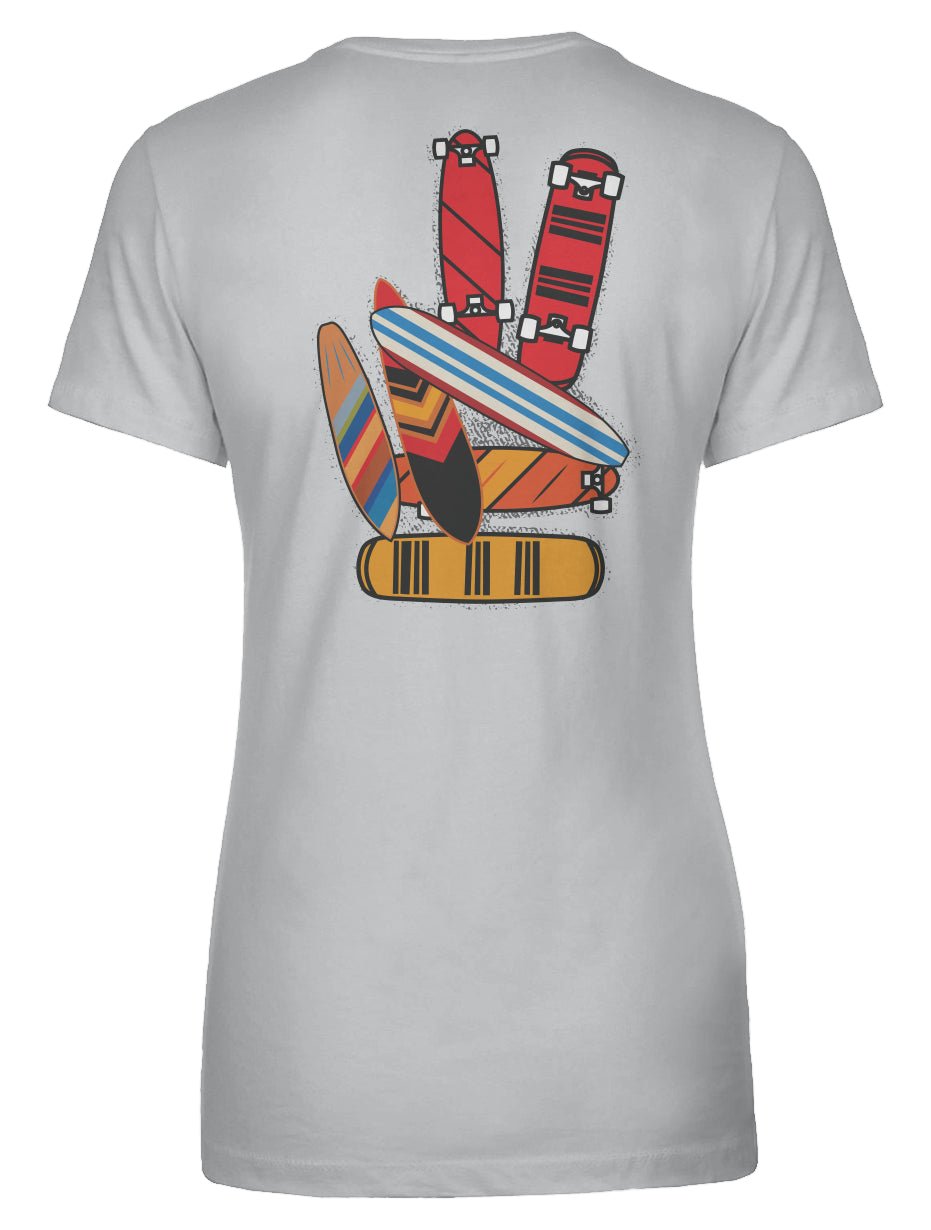 Boards of Peace Women's Tee - Swash Peak
