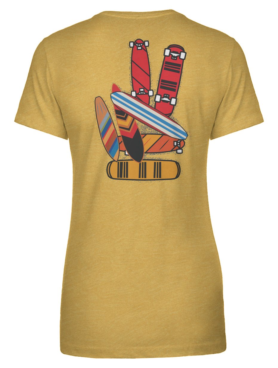 Boards of Peace Women's Tee - Swash Peak