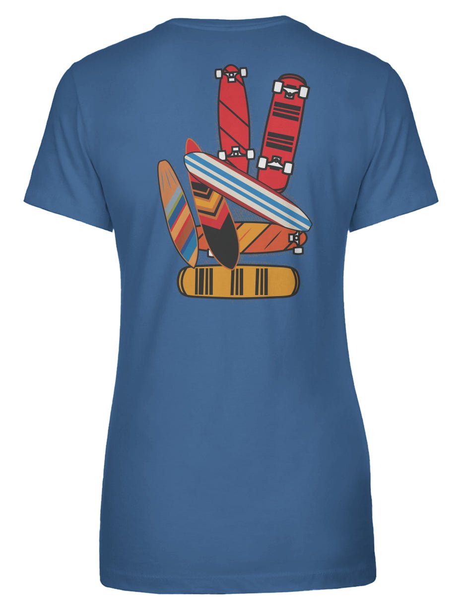 Boards of Peace Women's Tee - Swash Peak