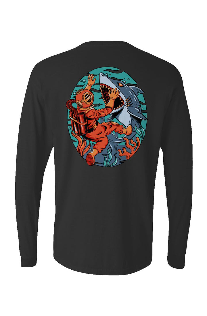 Born to Dive Long Sleeve Unisex Tee - Swash Peak