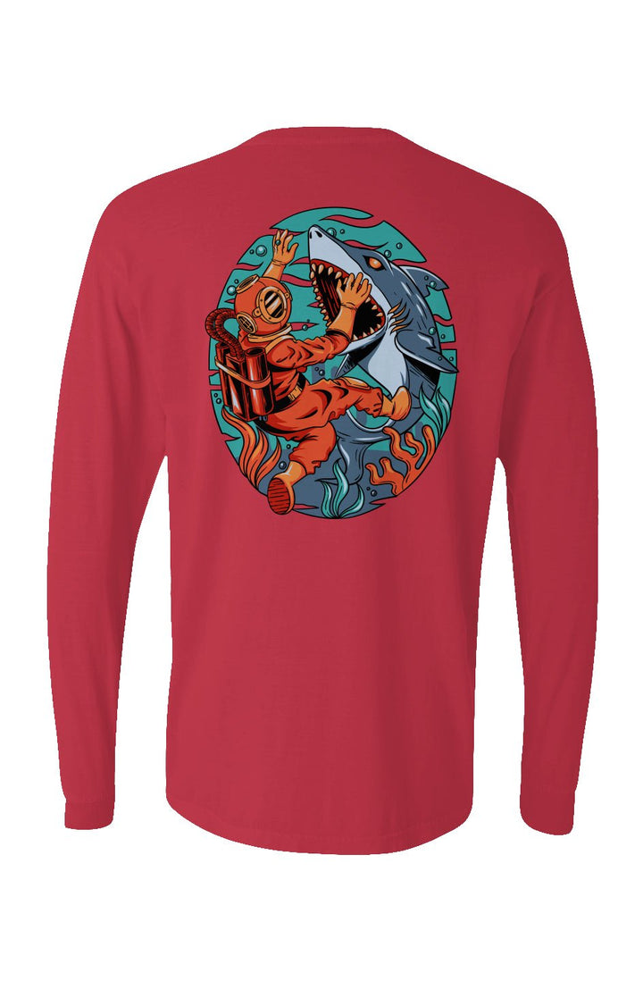 Born to Dive Long Sleeve Unisex Tee - Swash Peak