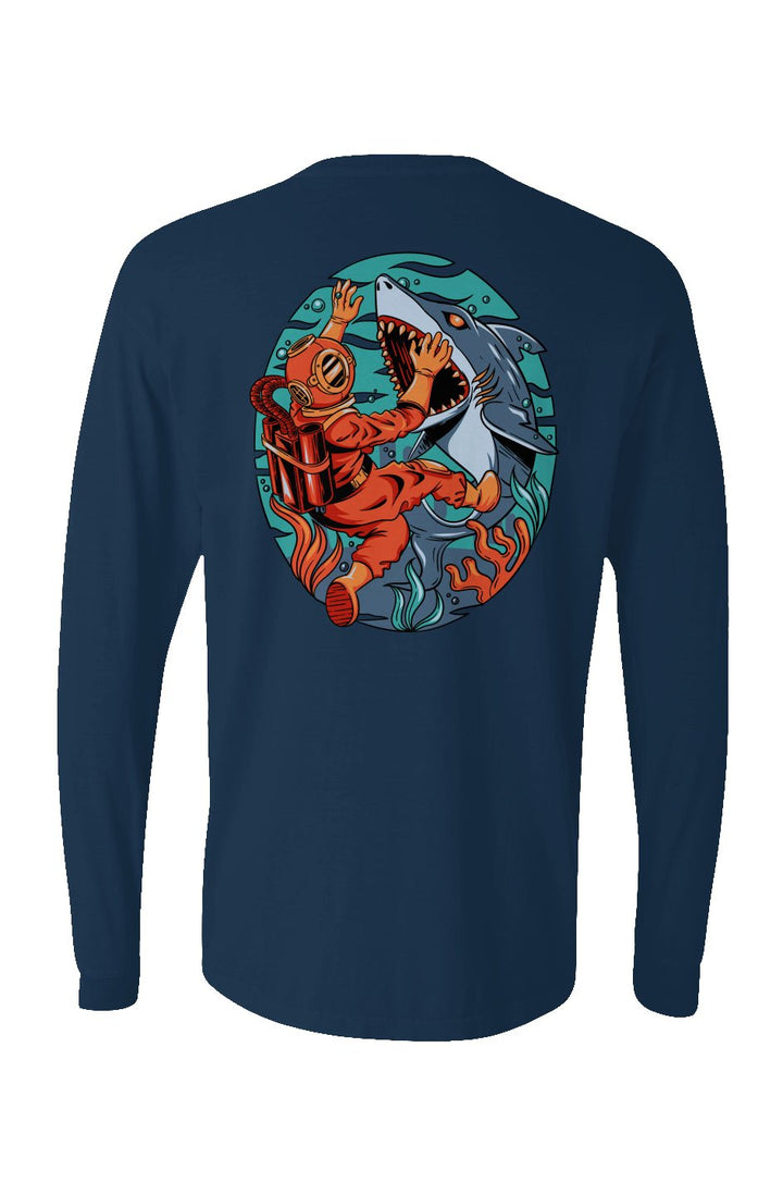 Born to Dive Long Sleeve Unisex Tee - Swash Peak