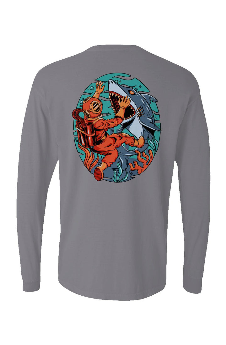 Born to Dive Long Sleeve Unisex Tee - Swash Peak