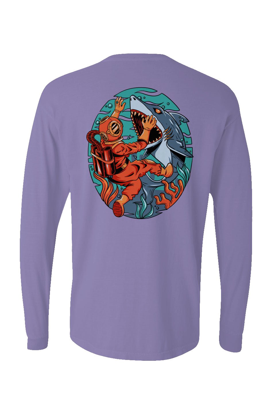 Born to Dive Long Sleeve Unisex Tee - Swash Peak